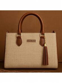 Lorena Vitoria Women's Crossbody Bag Side Bag - Lạc đà - Xem 1