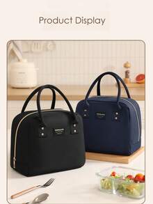 Duża pojemność izolowanej torby na lunch, wodoodporna, przenośna, duża pojemność izolowana torba, przenośna torba izolowana z folii aluminiowej, izolowana torba na lunch, torba podróżna, piknik, szkoła, praca, kemping, biuro, dziewczęta, chłopcy, studenci, niezbędne w podróży, artykuły szkolne, niezbędne na studia, worek chłodzący, torba na lunch na święta