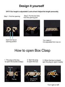 嘻哈男女款 14 毫米爪镶链项链 闪亮冰晶双排水钻密镶迈阿密菱形项链首饰 - 藍白 - 查看 3