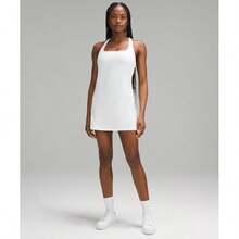 Lululemon Lightweight Linerless Tennis Dress |  | Women Sports Bras - White - View 1
