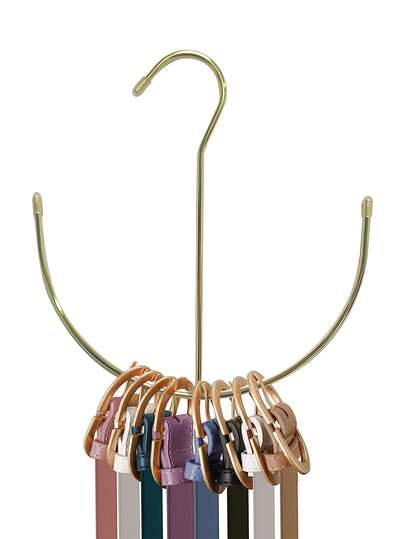 1 Stück U-förmiger multifunktionaler Gürtelhalter, Edelstahl massiv beschichteter Organizer für Gürtel, Krawatten, Schals