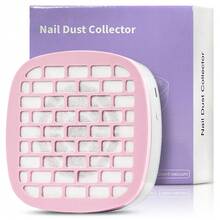 Nail Duster Collector, Nail Dust Collector For Acrylic Nails, Nail Dust Fan Nail Cleaner For Manicure - Nail Vacuum Cleaner Powerful Dust Extractor Low Noise,Gel Nails Polishing Salon Home Use,Pink - 粉色 - 查看 9