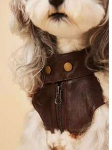 Autumn/Winter Schnauzer Teddy Poodle Faux Fur Vest, Maillard Warm Sleeveless Pet Clothes - Multicolor - View 4