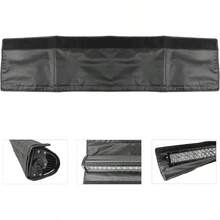 50 52 pulgadas, cubierta de barra de luz LED, universal, doble, recta, curvada, silenciador silenciador a prueba de viento, a prueba de polvo, nieve, a prueba de araazos, reduccin del ruido del - 50 pulgadas doble - Ver 9