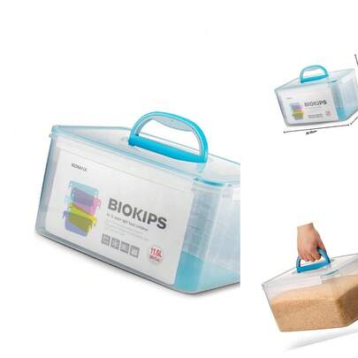 Contenedores Herméticos Gran Capacidad (388. 9 Onzas) Plástico para Alimentos Secos y Comida Mascotas - Resistentes Filtrados y Duraderos