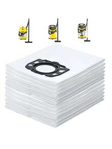 1/2/5/10pcs Karcher Wd4 Vacuum Cleaner Dust Bags Filter Bags Sweeper Accessories,Tool Accessories,Vacuum Cleaner Dust Bags Compatible With Karcher Karcher Wd4 Vacuum Cleaner Dust Bags Filter Bags - Anti-Tear, Tool Accessories.