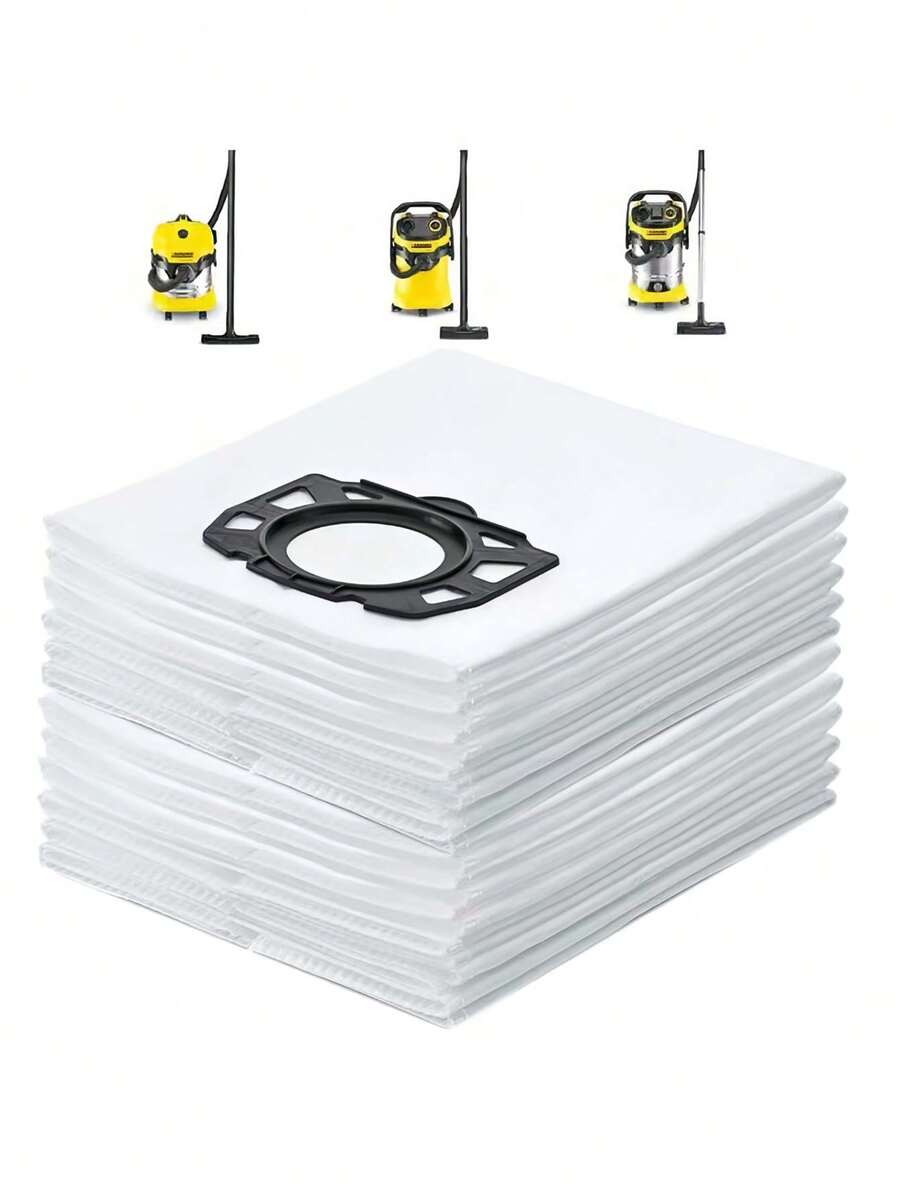 1/2/5/10pcs Karcher Wd4 Vacuum Cleaner Dust Bags Filter Bags Sweeper Accessories,Tool Accessories,Vacuum Cleaner Dust Bags Compatible With Karcher Karcher Wd4 Vacuum Cleaner Dust Bags Filter Bags - Anti-Tear, Tool Accessories.