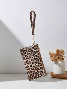 时尚简约休闲多用途手提包、手机袋、钱包、通勤、运动、小包、女士手机包、个性化礼物、校园包、钱包、可爱女士零钱包、周末包、女士零钱包、轻便折叠包、跑步包、情人节定制礼物、钱包、斜挎包、校园风格钱包、零钱包、口红包、学生钥匙包、金色鳄鱼纹钱包、豹纹钱包、约会之夜、外出、街头、晚会、小钱包 - 彩色 - 查看 3