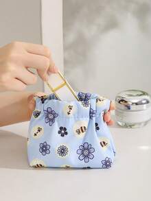 1 pièce Pochette hygiénique réutilisable et portable, sac de rangement multifonctionnel pour serviettes hygiéniques, cosmétiques, mouchoirs, clés, convient pour la maison, la chambre, les sacs, les valises, les voyages, la rentrée scolaire, le dortoir