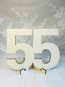 1 Handmade Wooden Digital Greeting Card With Sturdy Base -18 Years Old, 20 Years Old, 30 Years Old, 40 Years Old, 50 Years Old, 60 Years Old Milestone Birthday And Anniversary Message Book - With Blessings