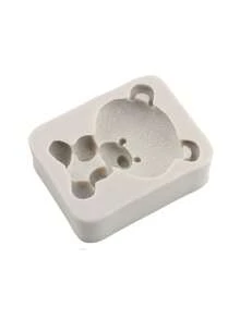 1pc Cute Teddy Bear Handmade Soft Pottery Clay Mold, DIY Gypsum/Aromatherapy/Silicone Mold