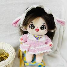 1pc/20cm Human Doll/Celebrity Doll/DIY Plush Doll - Requires You To Dress Up The Doll/Put On The Clothes You Made For Her - Can Be Used As A Wedding, Birthday Gift Or Collectible - Multicolor - View 8