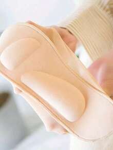 QKC 1 双无缝防滑足弓支撑袜，带前脚掌垫 - 超舒适，防滑圆点鞋底 - 适合日常穿着 - 米色 - 查看 4