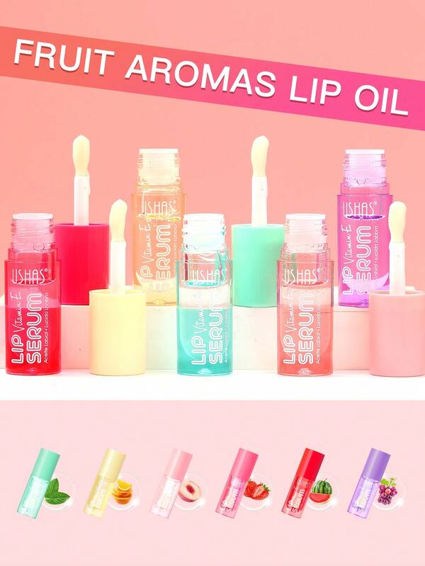 Huile à lèvres nourrissante aux fruits, huile à lèvres transparente hydratante et repulpante, primer à lèvres repulpant, hydratation longue durée, prévient les lèvres sèches