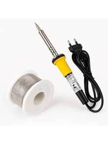 Kit Ferro De Solda Soldar Soldador 110v ou 220v 40w ou 60w e Estanho Reforçado - 60W - Visão 8