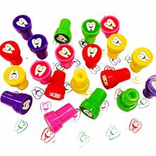 1/5/10/20/30 piezas Juego de sellos divertidos con dientes, sellos de recompensa, sellos creativos, sellos de incentivo para el aula, regalos para maestros - Multicolor - Ver 8