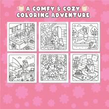 1 Stück (21cm*21cm) Neues Malbuch für Erwachsene, dickeres Papier ist deckend, mit klaren Linien und einfach zum Ausmalen, geeignet für Treffen mit besten Freunden, Freunde genießen Teezeit mit niedlichen Haustieren, süßen Leckereien und gemütlichen Zuhause Szenen "COZY GLOW" Malbuch zum Entwickeln des Denkens, Herbst. Schreibwaren, Schulmaterial, Zeichnen & Malen, Weihnachten