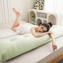 Soft Headboard Pillow Bed Wedge Pillow For Headboard With Side Pockets Dorm Headboard Twin Full Queen King Backrest Pillow, Bed Bolster Pillows For Back Support With Removable Cover - Màu xanh nhạt - Xem 4