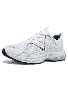 baasploa 1 Paar modische Schnürsneaker für Damen, lässige leichte Sportschuhe, niedrige Oberteile für bequemen Alltag, Studentenschuhe, Dicksohlige Freizeitschuhe für Sport, geeignet für Outdoor-Aktivitäten