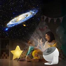 PORIYA 13IN1 Galaxy Projector Night Light 360° Rotating Starry Sky W/ Nebula & Moon Discs 12.5m² Coverage USB Powered - 白色 - 查看 4
