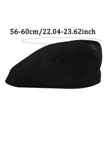 1顶女士厨房烹饪帽，弹性厨师帽，透气工作帽，贝雷帽，平顶报童帽，适合烘焙、烹饪、户外烧烤、餐厅、酒店、食品培训机构等场合。 - 彩色 - 查看 11