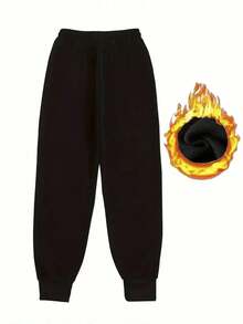 250g Sweatpants Women's Black Paris Eiffel Tower Graphic Print Drawstring Waist Loose Fit Tapered Leg Jogger Sweatpants,  Casual Streetwear Track Pants With Elastic Cuffs For Lounging & Sporty Style - 黑色 - 查看 2