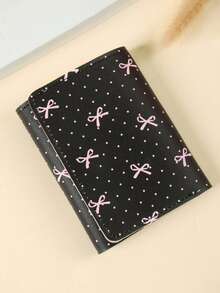 蝴蝶印花简约三折钱包，小众多功能零钱包，卡包 - 均碼 - 查看 6