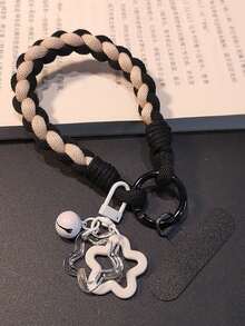 1 件简约编织手机挂绳腕带，耐用防摔手机吊坠，男女通用