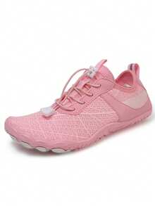 Unisex Barefoot Training Shoes, Minimalist Breathable Mesh Lace-Up Sneakers For Gym, Workout & Indoor Fitness