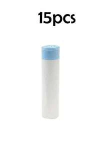 300 pezzi Sacchetti per rifiuti con laccio per cucina, bagno, camera da letto, rinforzati, senza odore, sacchetti per rifiuti monouso, sacchetti per cestini, forniture per la pulizia, uso aziendale, adatti per cucina, soggiorno, bagno, ufficio e hotel