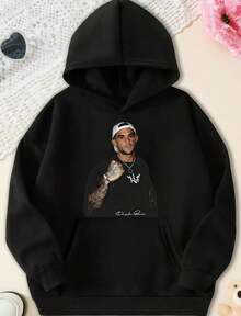 2026Hoodie Uicideboy Collage:Grunge  Printed Rap Hoodie,Gift For HalloweenLoose And Comfortable-Celebraciones Navideñas - 黑4 - 查看 1
