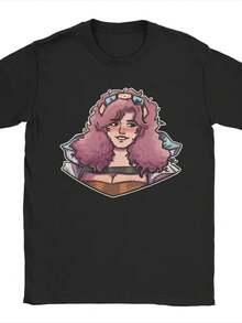 Unique Betty The Bed Date Everything  T-Shirts For Men Crewneck Pure Cotton T Shirts  Short Sleeve Tees Printed Tops. - Đen 4 - Xem 1