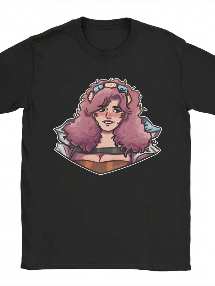 Unique Betty The Bed Date Everything T-Shirts For Men Crewneck Pure Cotton T Shirts Short Sleeve Tees Printed Tops. - Đen 4 - Xem 1