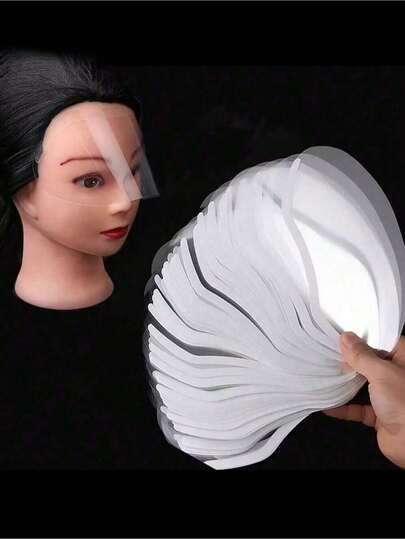 30pcs/10pcs Disposable Face Shield Goggles With Micro Blades, Suitable For Shower, Hairdressing Salon And Eyelash Extension