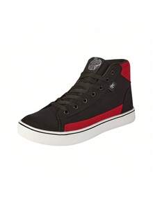 Tenis Casual Para Caballero Estilo 3040  con Suela Antideslizante y Material Transpirable Ideales para Movimiento Activo y Confort Prolongado en Cada Paso - Negro y plata - Ver 1