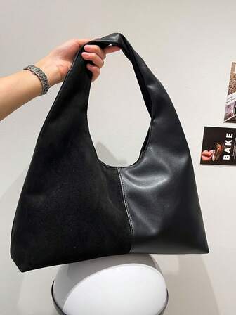 时尚流行2025大容量手提包，新款腋下时尚复古休闲通勤托特包