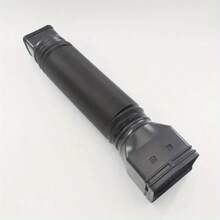 1 Unit Durable Gutter Downspout Extender – 21-62" Extendable Drain Pipe, Heavy-Duty & Severe Weather Resistant, Adjustable Bendable (8 Screws, Fits 4x3 Inches Downspouts, Stops Foundation Damage) - Black - 查看 3