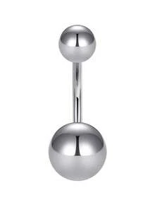 CIZME Belly Rings Short Bar Belly Button Rings Short Belly Button Ring Stainless Steel Belly Rings For Women 6mm Belly Button Rings Navel Rings Belly Button Piercing Jewelry 6mm, 1/4 Inch Short Belly Button Rings 14G 6mm Stainless Steel Short Belly Navel Button Rings For Women Men - Silver - View 47