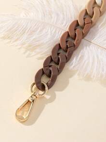 Gradient Color Bag Strap Extension Chain, Handbag Decorative Chain - Multicolor - View 3
