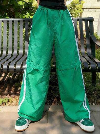 女士休闲阔腿裤，户外运动长裤，适合跑步、健身、休闲