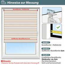 Zebra Blinds For Windows Pull Down Roller Window Shades Dual Layer Light Filtering Privacy For Day And Night, Corded Door Shades For Home Easy To Install - Grey - View 7