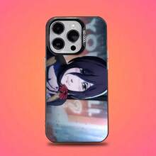 Funda de teléfono C-Chainsaw M-Man Reze compatible con  16,15,14,13,12,11,Mini,Pro,E,SE4,XS,MAX, cubierta negra mate tipo caramelo, compatible con funda de  17, funda de  17 Pro, funda de  17 Pro Max - z5 - Ver 10