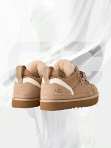 UGG Lowmel Sand (Women's)- Women's Cozy Indoor-Outdoor & Snow Day Wear Shoes With Cloud-Level Comfort, Low-Profile Casual Design For Autumn Winter,Back To School Event -Easter Gift - Snow Boots-1144032 SAN - 沙 - 查看 3