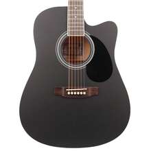 YMMuzik Guitarra clásica de madera de tilo de 41 pulgadas, guitarra acústica para principiantes