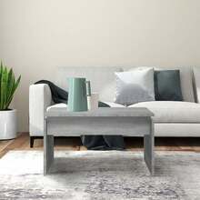 Coffee Table Grey Sonoma 68x50x38 Cm Engineered Wood - 灰色 - 查看 4