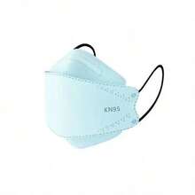 30pcs New High-Quality 4-Ply Protective Adult KN95 Face Mask, Disposable 3D Individual Packaging, Convenient For Outdoor Travel