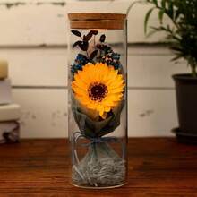 Botella de deseos de flor eterna DuDuDu, regalo creativo para novia -ón de girasol, A - 1 - Ver 2