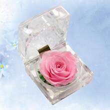 Rosa Eterna De Flores Conservadas Con Caja De Regalo Para Mujer - Regalo Para San ValentíN, CumpleañOs Y Aniversarios (Amarilla) - foto 2 - Ver 4