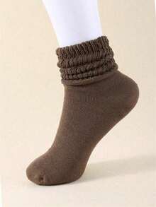 5 Pares de Meias Casuais Vintage, Meias Grossas de Lã Macias e Felpudas, Respiráveis e Absorventes de Suor, Presentes Perfeitos para Caminhada, Volta às Aulas, Halloween e Natal