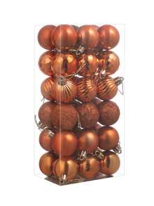 Hộp 36 quả bóng Giáng sinh nhân tạo, đồ trang trí cây thông Noel, thích hợp cho các buổi tụ họp lễ hội, tiệc Giáng sinh, vòng hoa, cây thông để bàn, đồ trang trí tiệc sinh nhật, đồ trang trí trung tâm mua sắm, địa điểm tổ chức đám cưới, lễ đón tiếp, sự kiện tốt nghiệp. Nhiều màu sắc, kích thước 1,57 inch - Nhiều màu - Xem 19